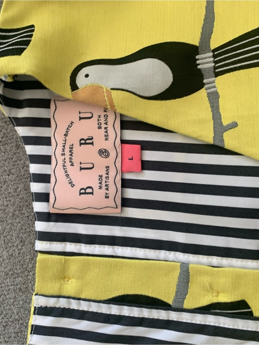 Buru Toucan-Print Yellow Set - Women’s Two-Piece - Picture 3 of 9